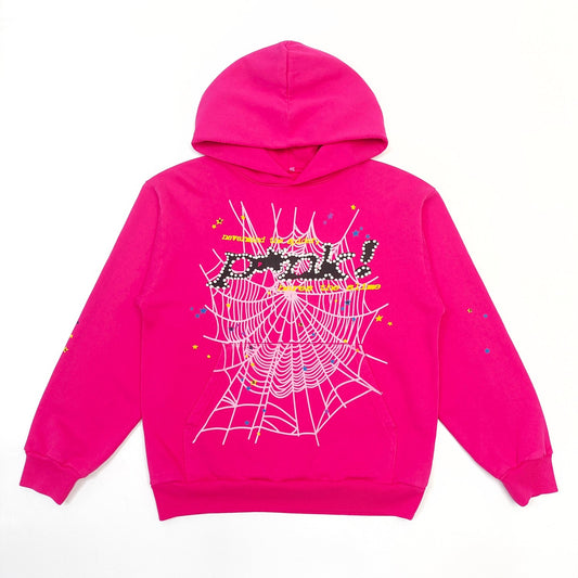 Sp5der Hoodie (P!nk Black)